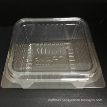 Food Container with Lid Square Plastic Well Priced 350ml Mould Clear PET